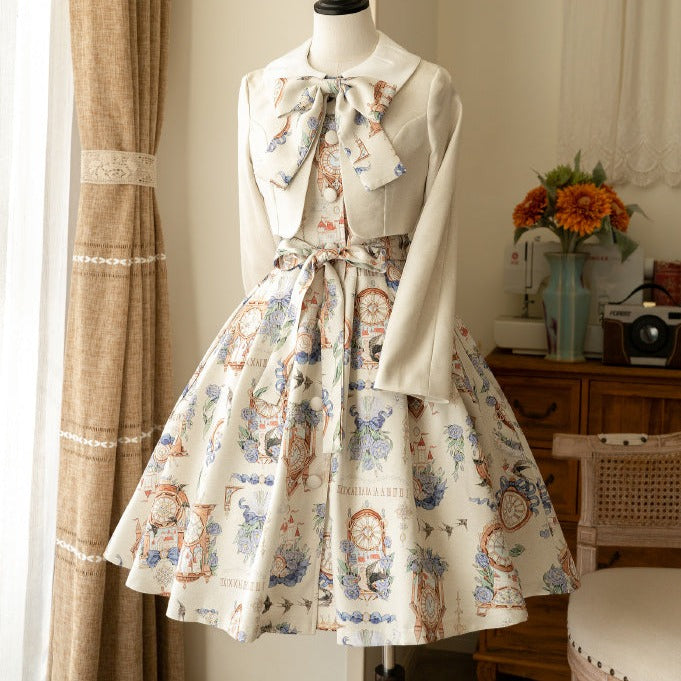 Eternal Echo Classic dress and jacket setup with headband