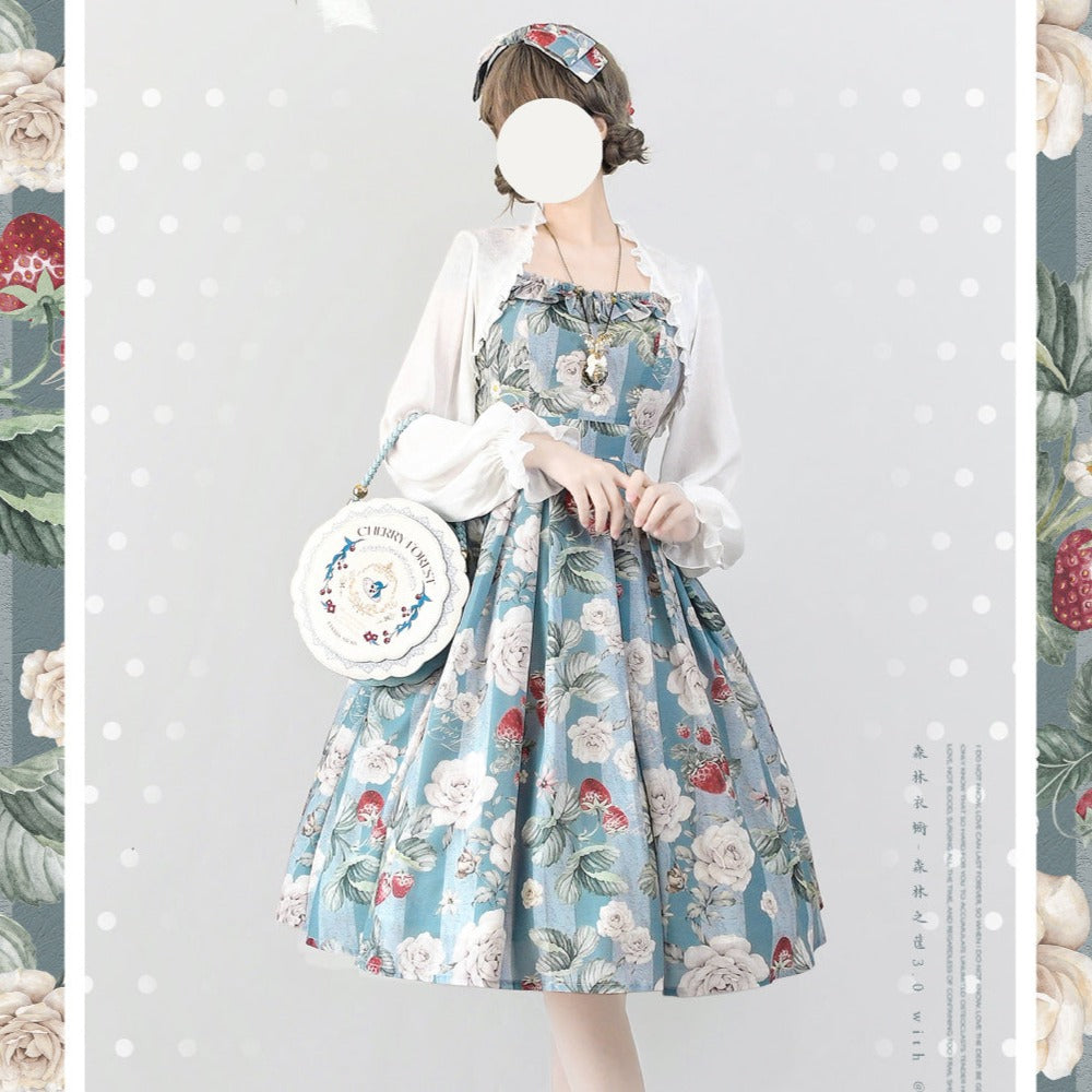 Ruffled short cardigan [20% off when purchased together]