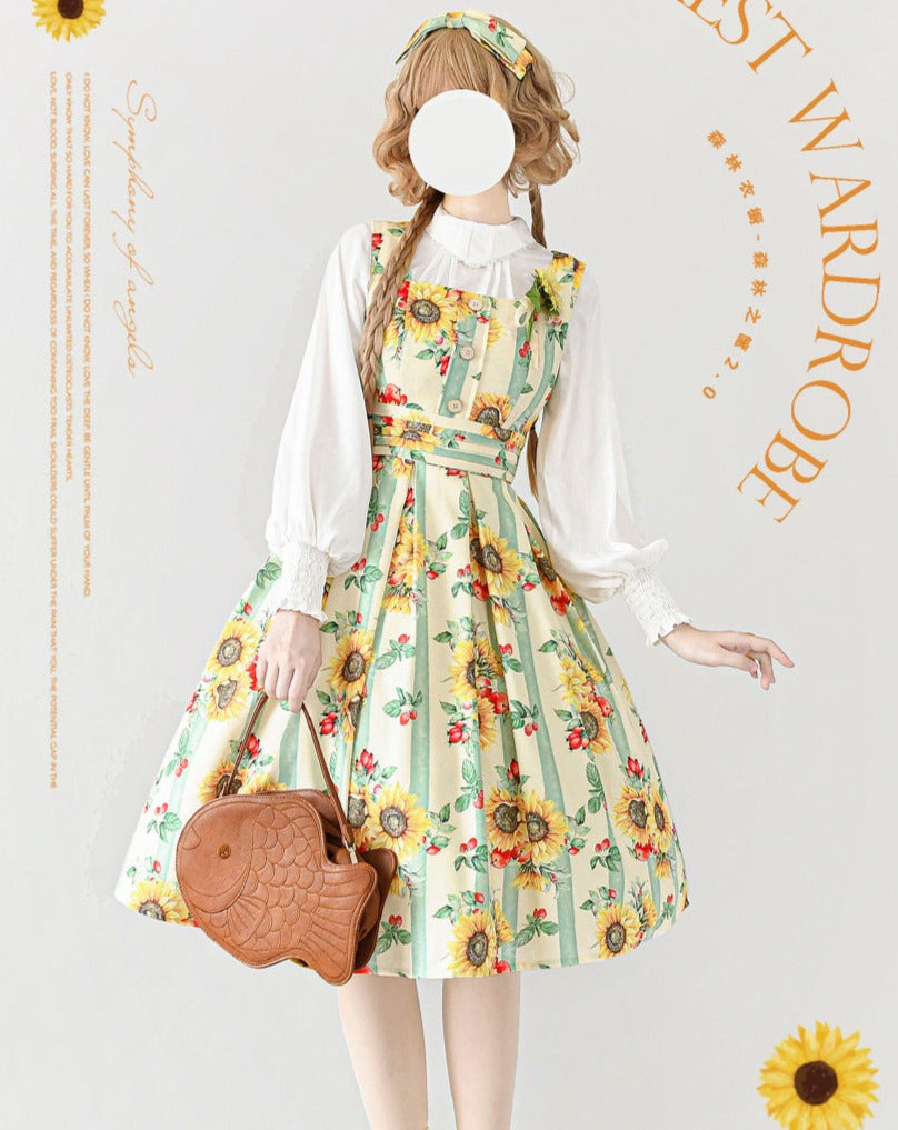 <Autumn/Winter New Color Arrival> Classical 2way High Waist Jumper Skirt