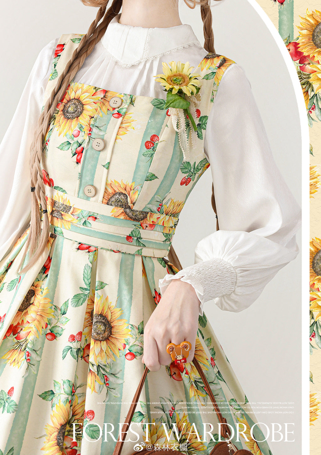 <Autumn/Winter New Color Arrival> Classical 2way High Waist Jumper Skirt