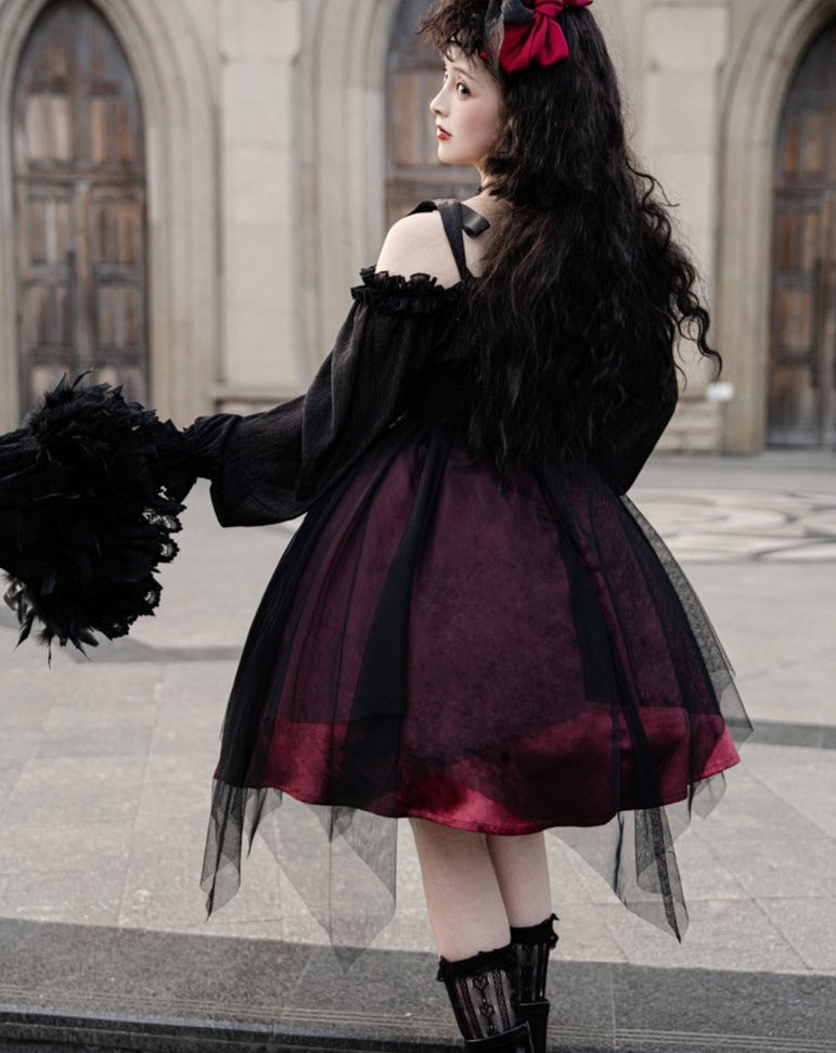 Tulle Layered Elegant Gothic Lolita Dress
