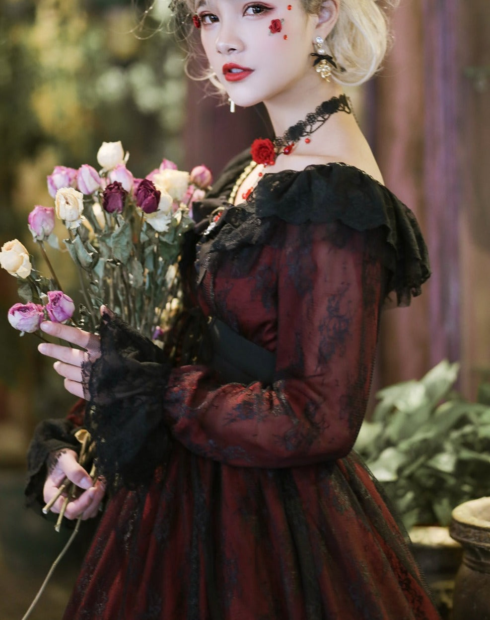 [Pre-order] Dark Elegant Gothic Lolita Dress at Dusk