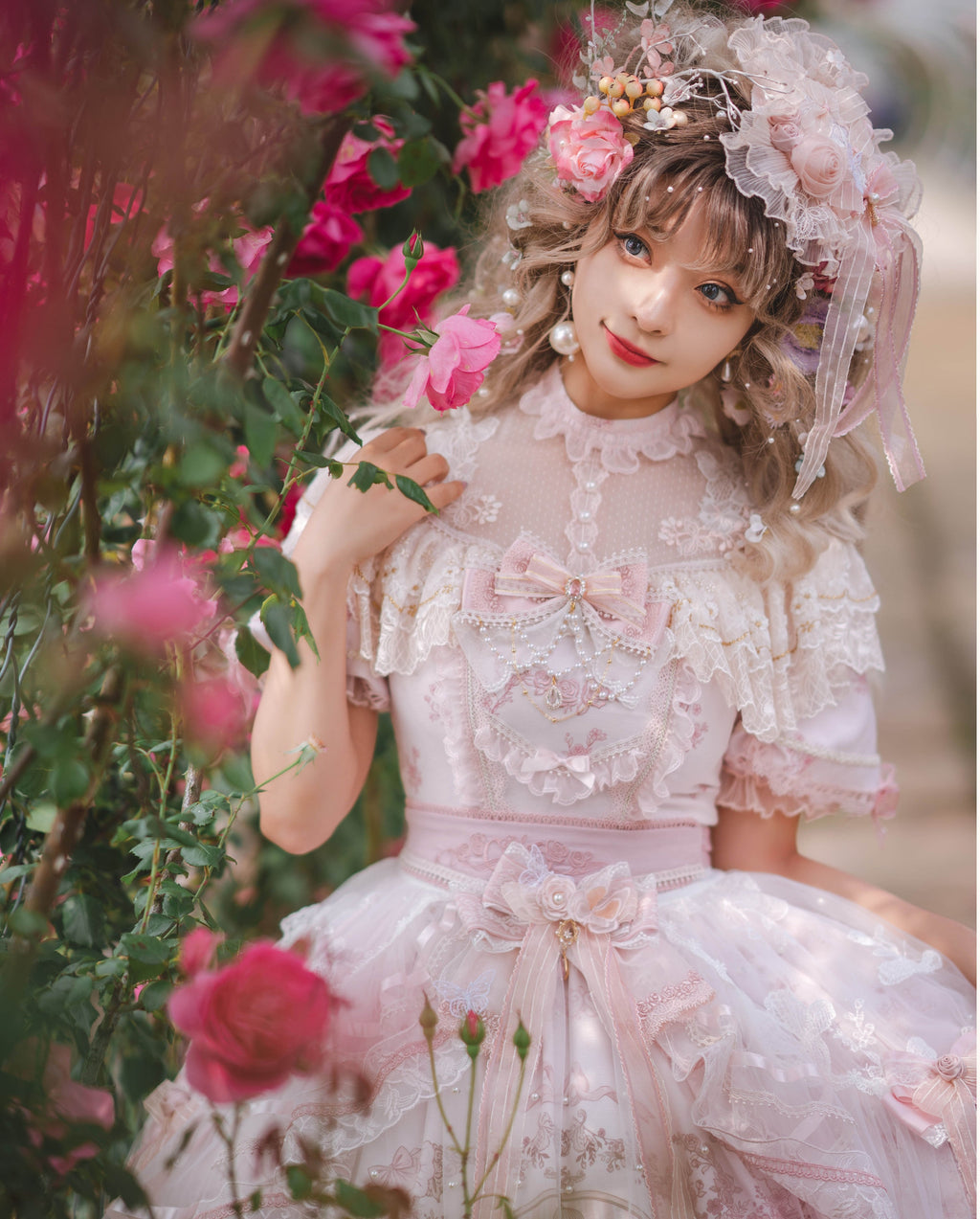 Territory of Sunset Ruffle and Lace Princess Dress