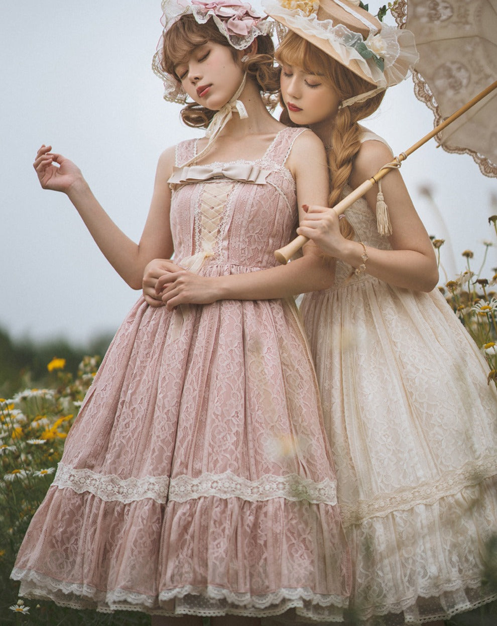 [Pre-order] Edwardian Elegant Lace Classic Lolita Jumper Skirt