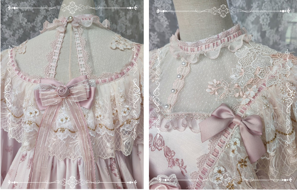 Territory of Sunset Ruffle and Lace Princess Dress