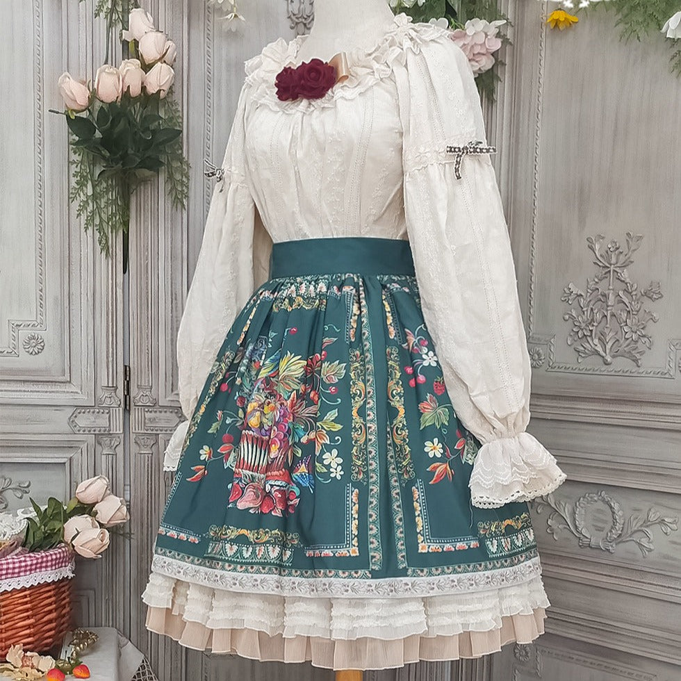 [Pre-order] Bavarian Girl Country-style Skirt [Short Type]