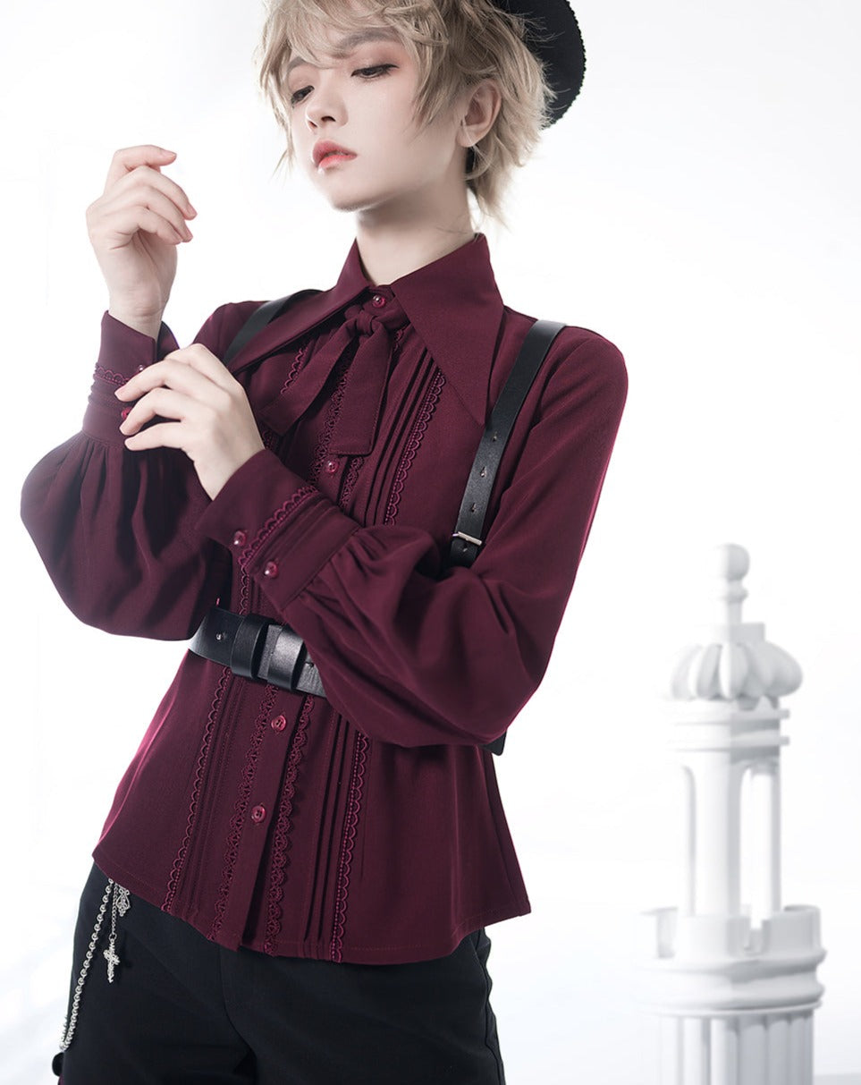 【予約販売】皇子系ロリィタ クラシカルタイブラウス 全4色