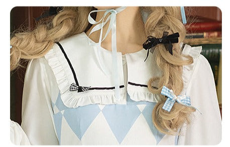 Alice in Wonderland dress with bunny ears