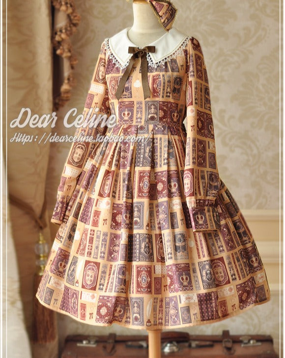 Book of Magic printed dress
