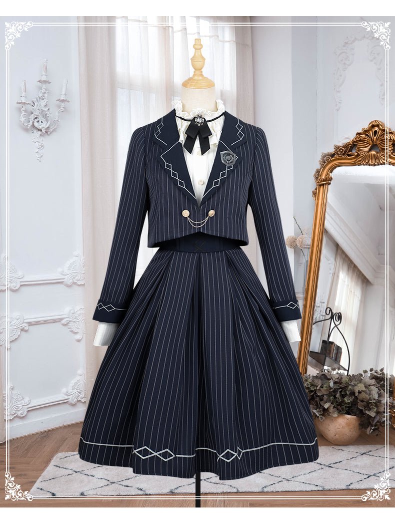 [Pre-order] Sakurajima Gakuin school uniform stripe setup