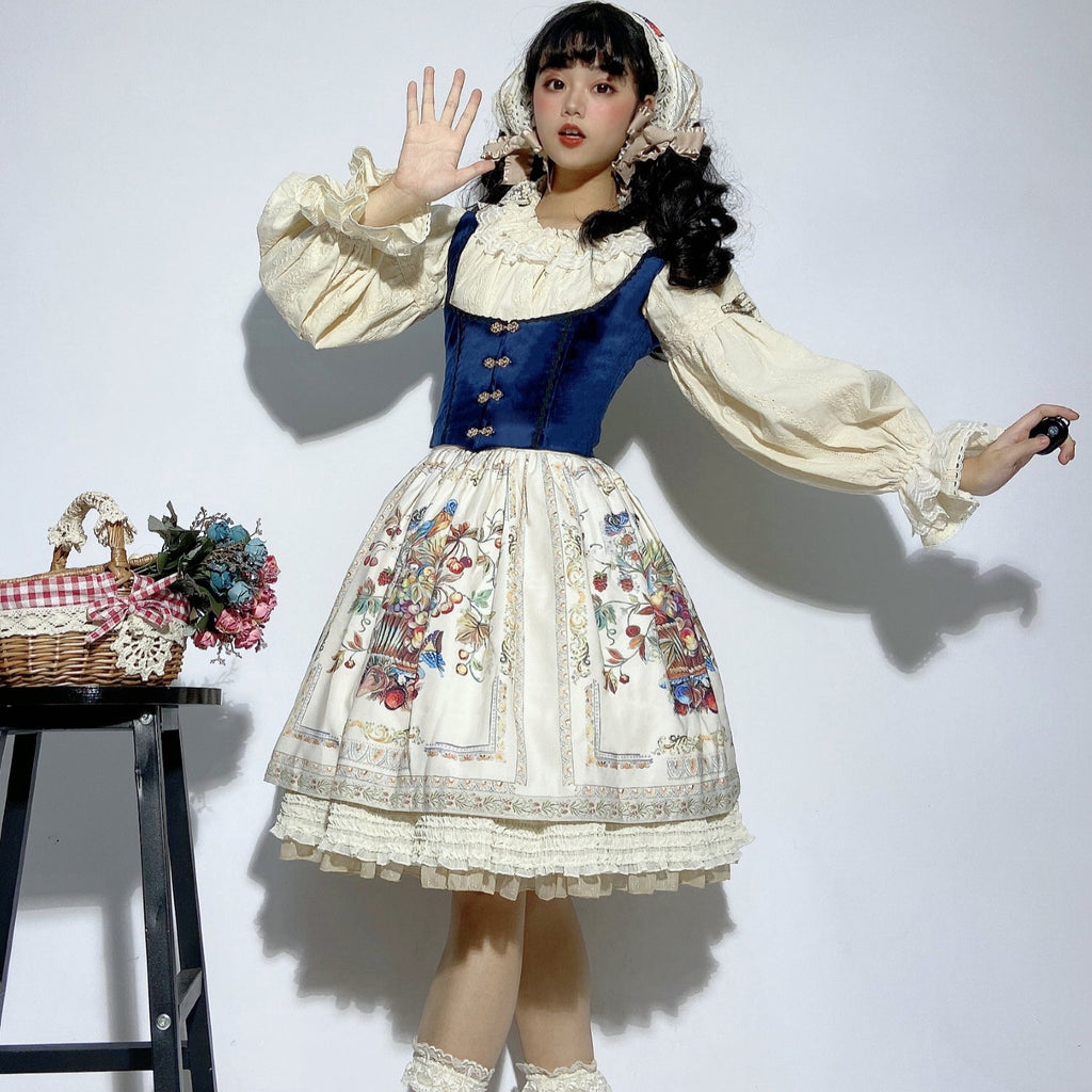 [Pre-order] Bavarian Girl Country-style Bone Vest