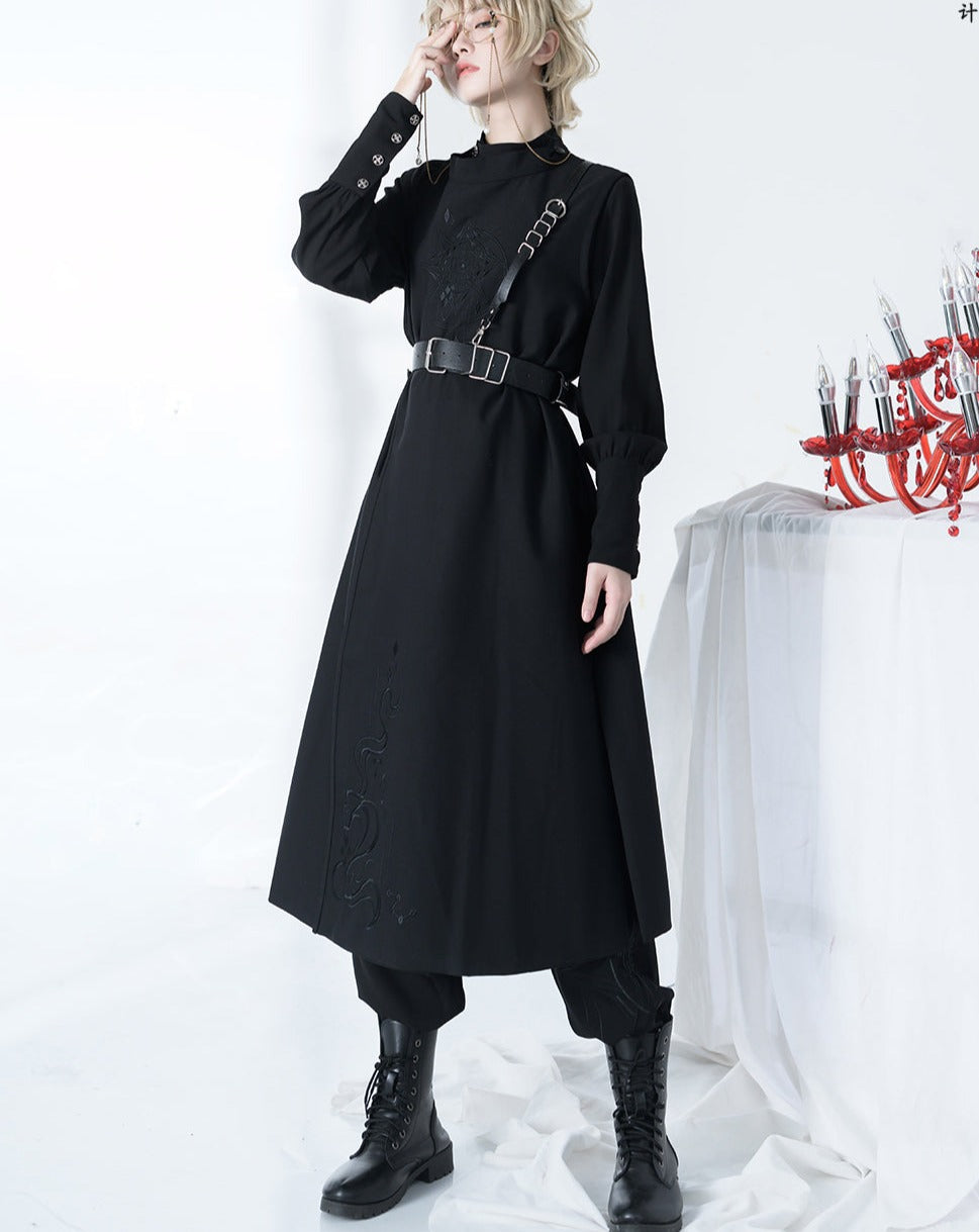【予約販売】Black Knight 皇子系刺繍ローブ