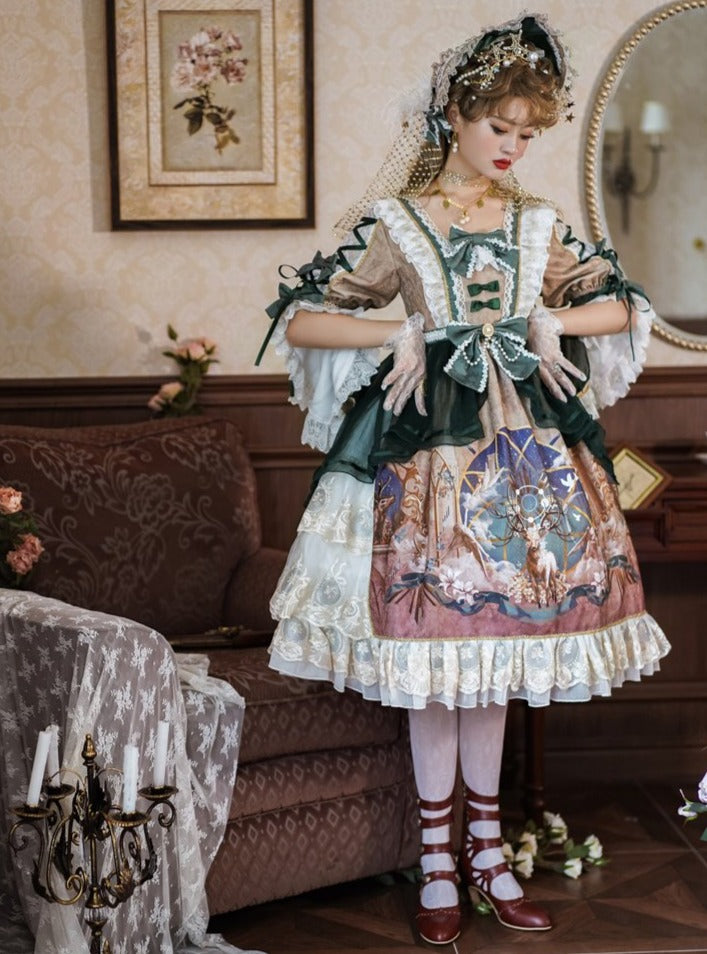 Classic Carole Lolita Dress full of retro feeling