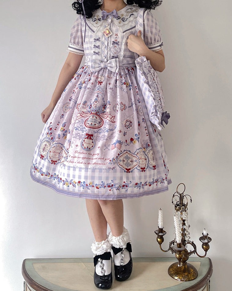 Porcelain Teaparty pastel dress