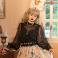 [Pre-order] Twilight Egyptian Lolita Sheer Embroidered Blouse