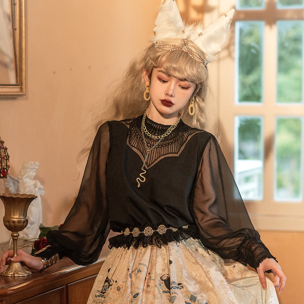 [Simultaneous purchase only] Twilight Egyptian Lolita Anubis ear headband