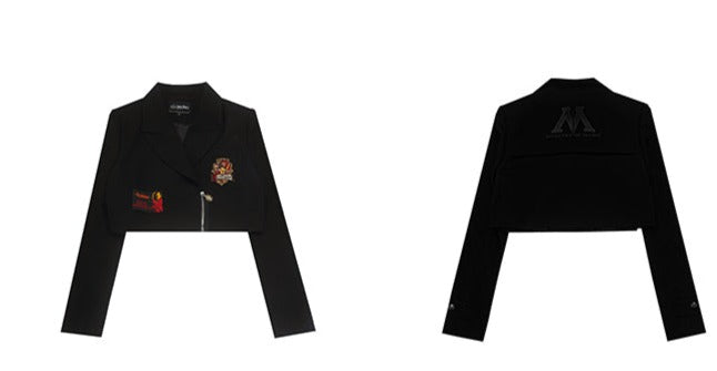 Hogwarts School of Witchcraft and Wizardry Zip Up Short Sailor Jacket