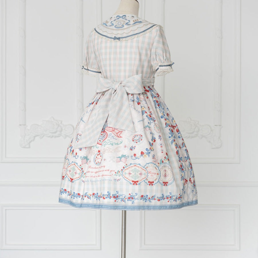 Porcelain Teaparty pastel dress