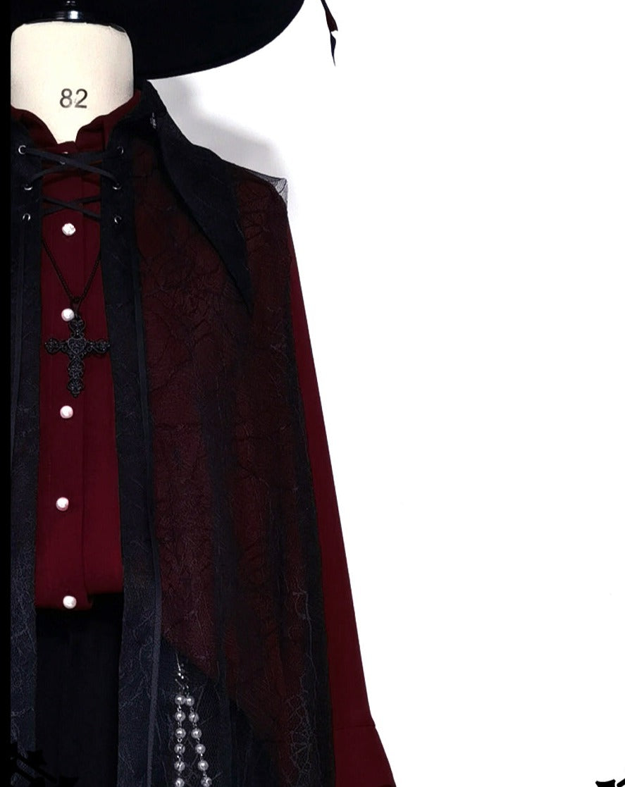 [Pre-order] Ukimitsu Mikage Prince Series Spider Sheer Long Gilet