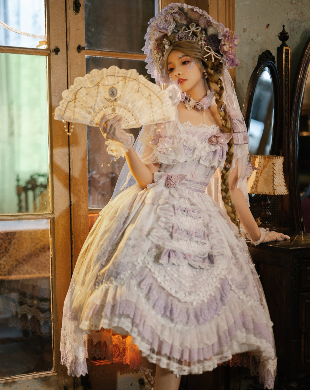 Secret Key Rococo Flower Princess Dress Full Set