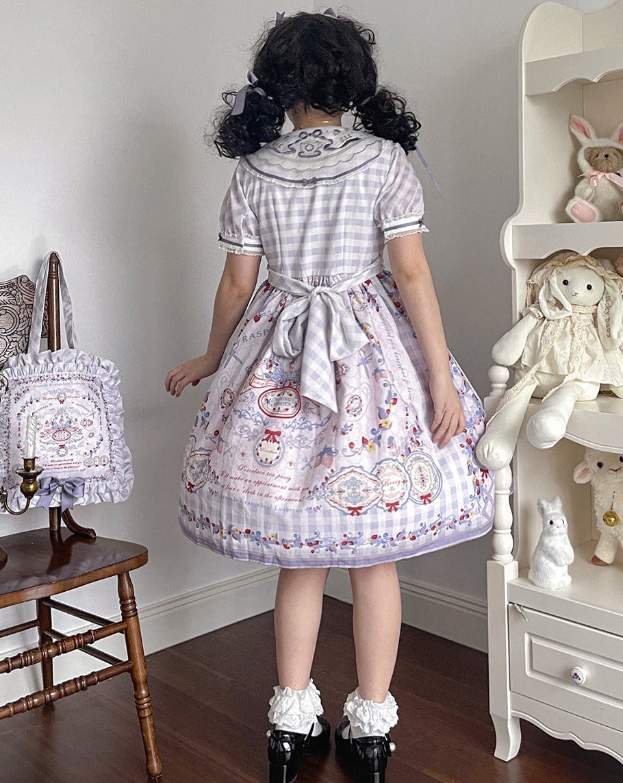 Porcelain Teaparty pastel dress