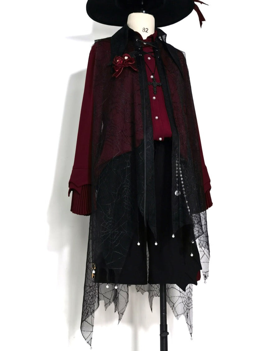[Pre-order] Ukimitsu Mikage Prince Series Spider Sheer Long Gilet