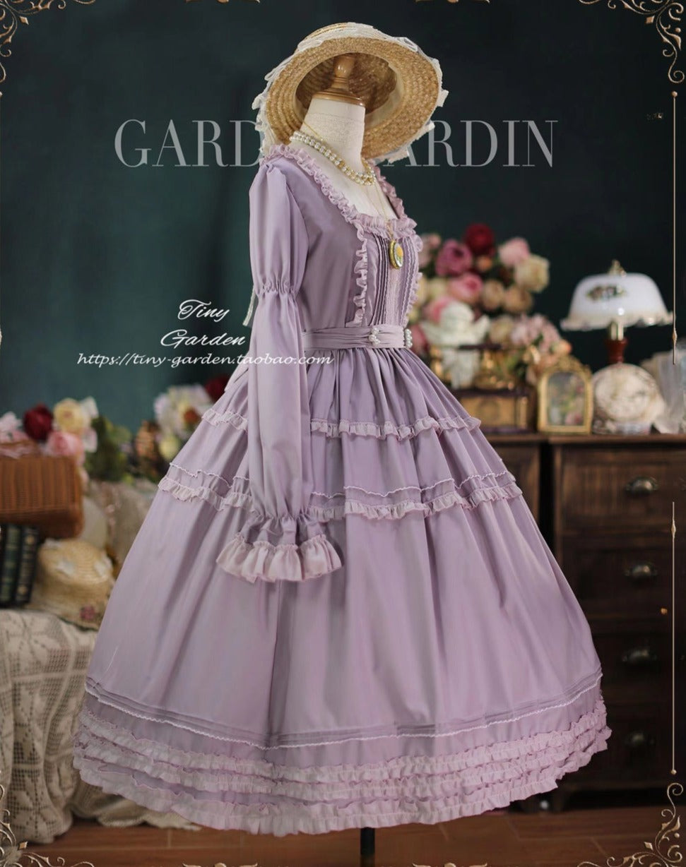 [Pre-order] Antique ball elegant classical long-sleeved dress