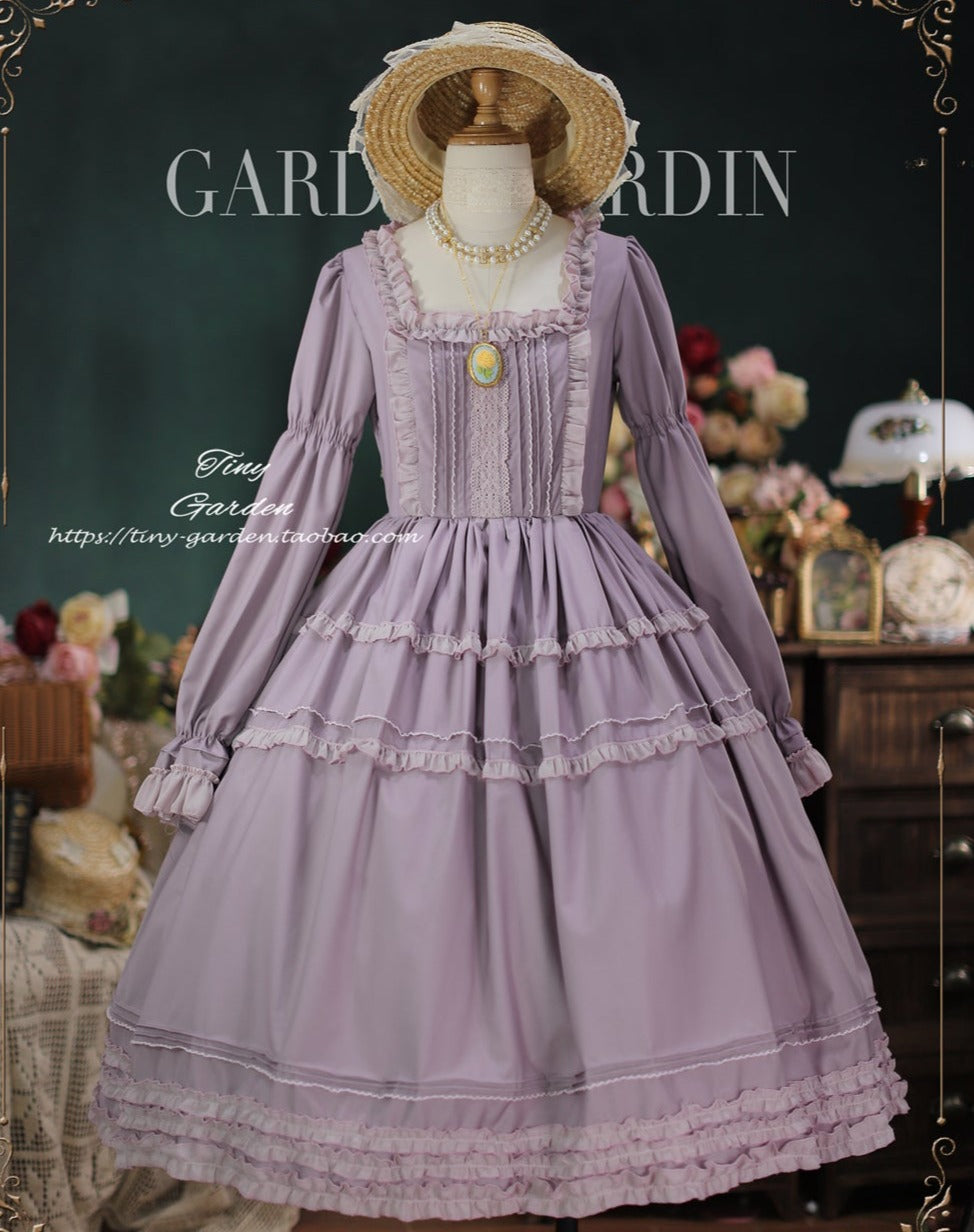 [Pre-order] Antique ball elegant classical long-sleeved dress