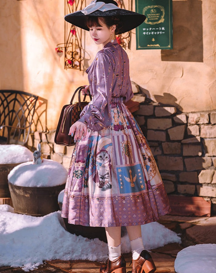 Brave Journey 2 Print Skirt New Colors