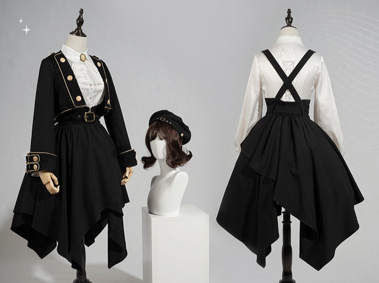 [Reservation sale] Tomorrow's Pledge Uniform-style strap skirt setup