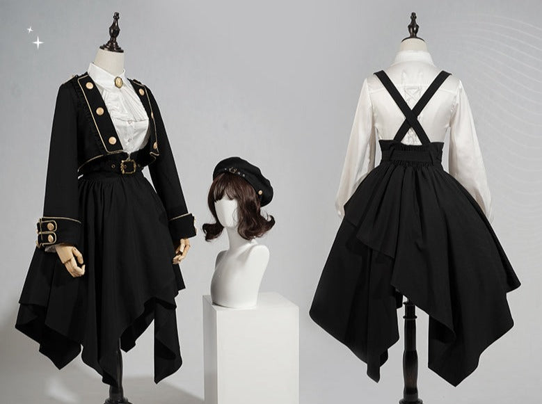 [Pre-order] Tomorrow's Pledge Uniform-style strap skirt setup