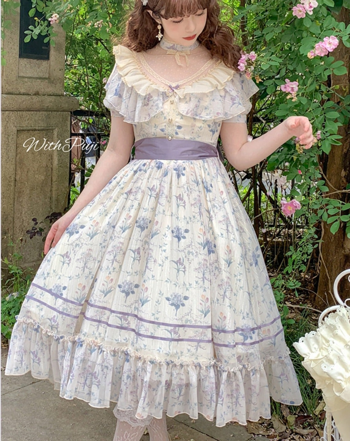 Summer Flower Wall Classical Dress All 3 types