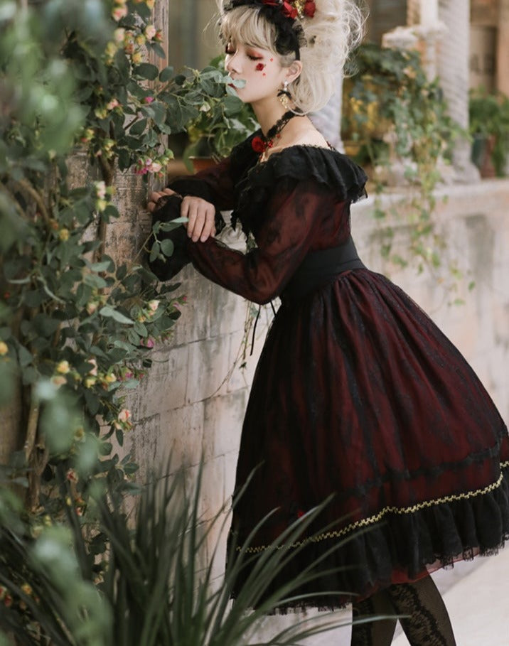 [Pre-order] Dark Elegant Gothic Lolita Dress at Dusk