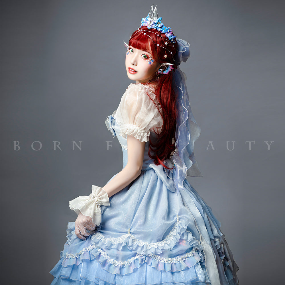 [Simultaneous purchase only] Mermaid's Tears Tiara, earrings, shawl and other accessories