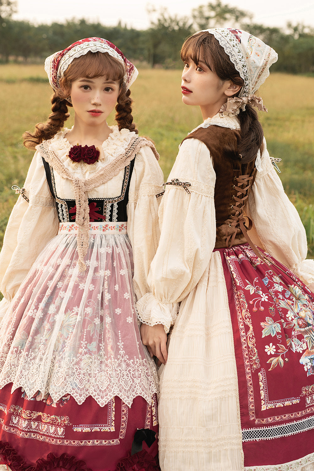 [Pre-order] Bavarian Girl Country-style Bone Vest