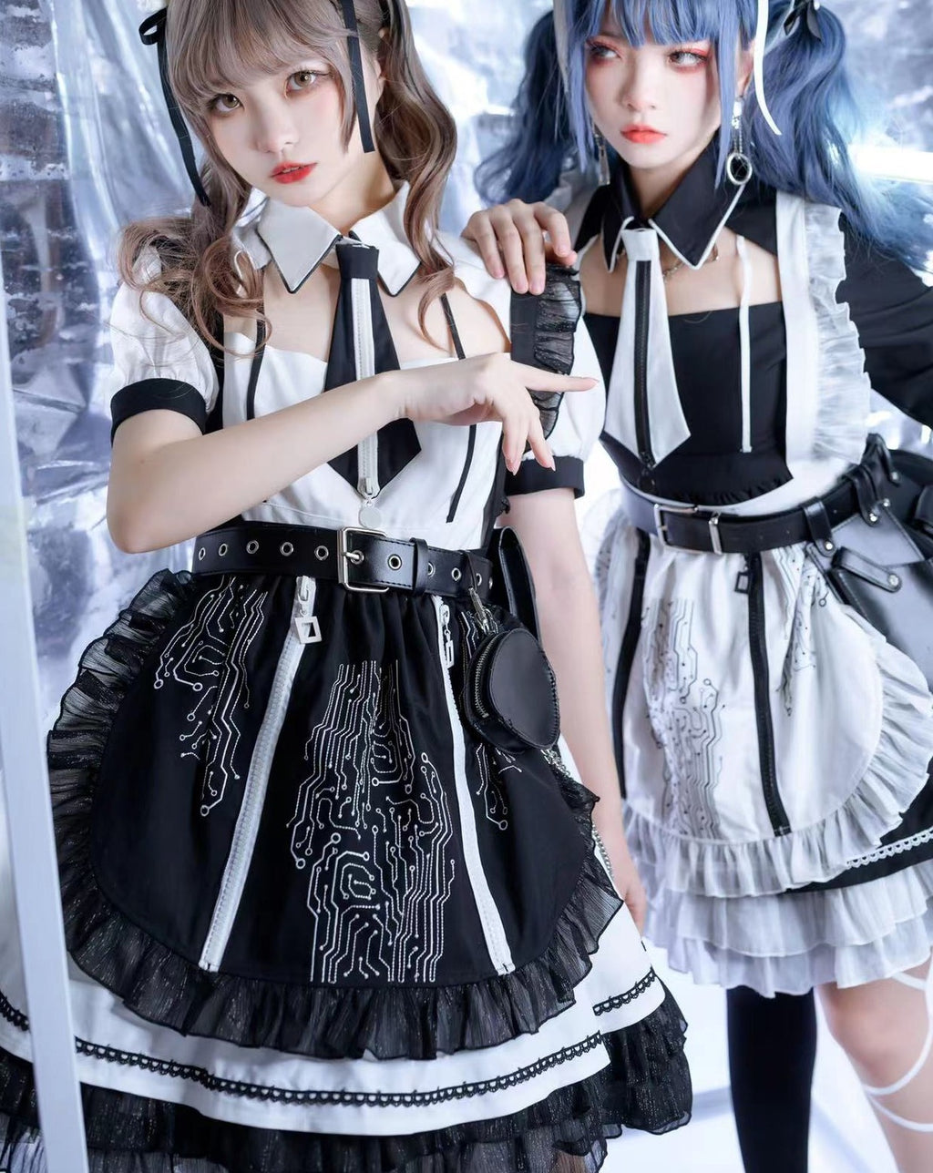 [Pre-order] SF Maid Gothic Lolita Short Sleeve Dress with Epron