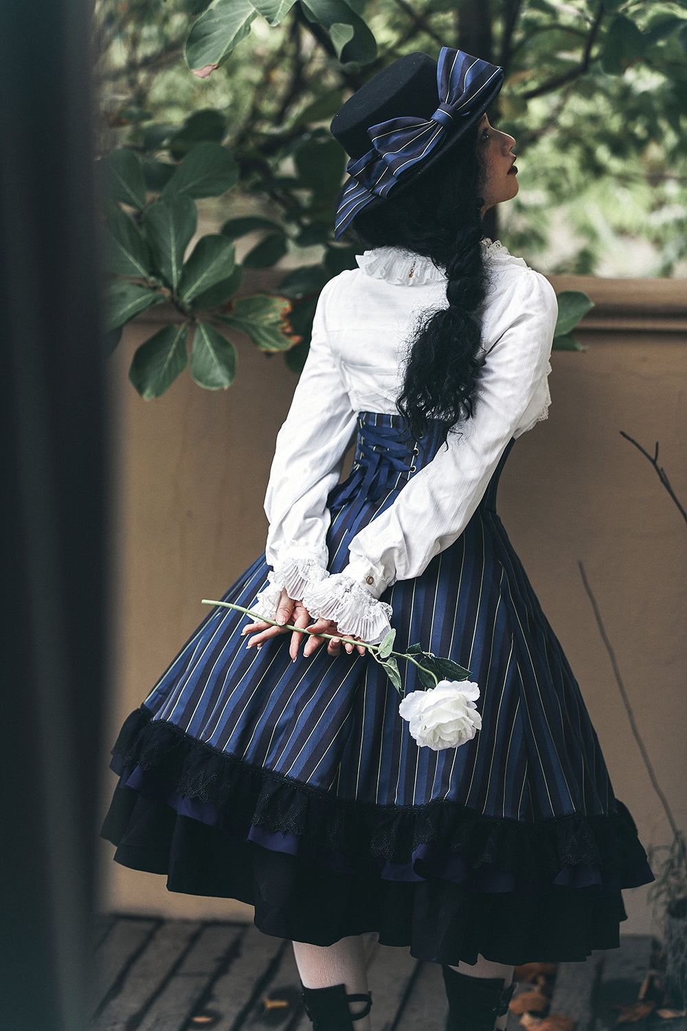 Elegant stand-up collar blouse of the feudal lord [20% off for combined purchases]