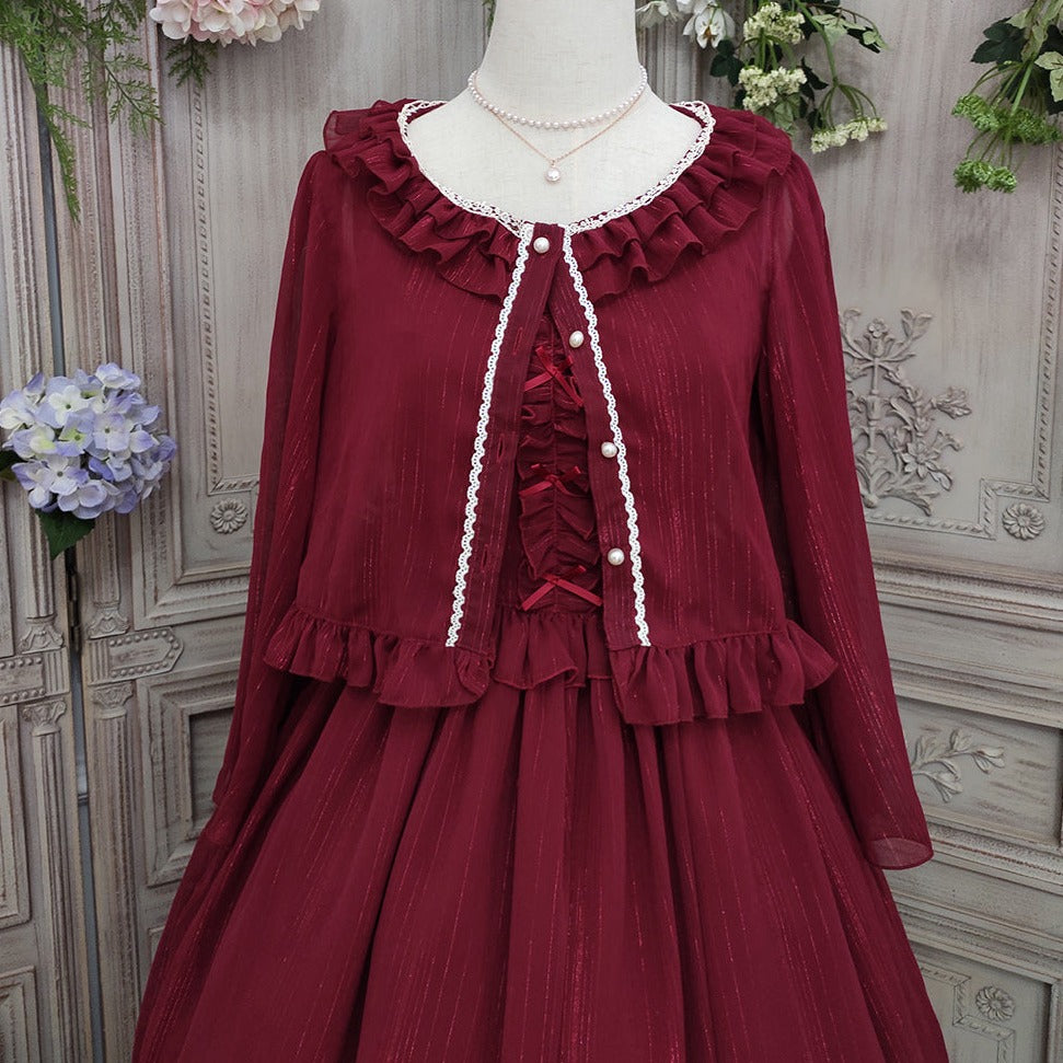 [Pre-order] Melody of the Rhine Elegant Chiffon Blouse