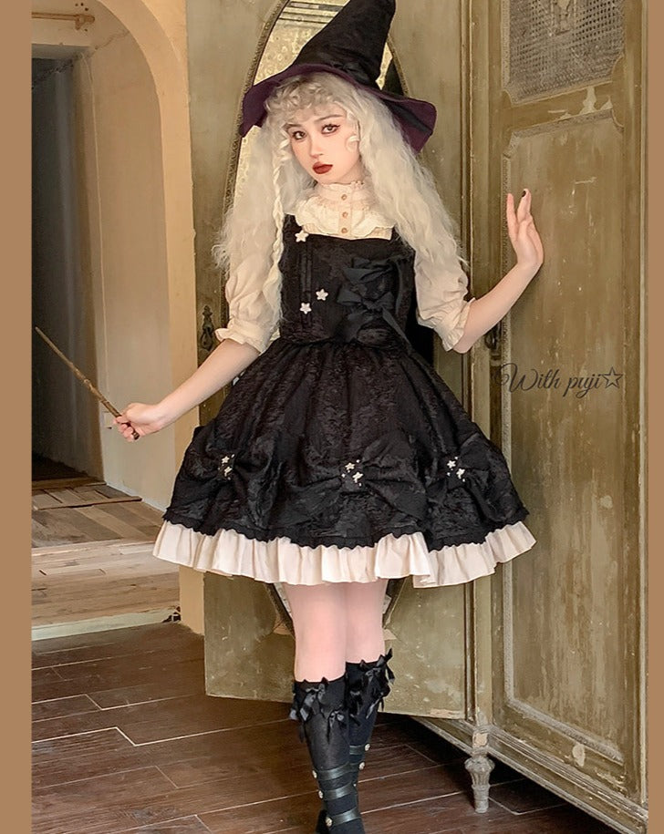 魔女メイド ゴスロリジャンパースカート