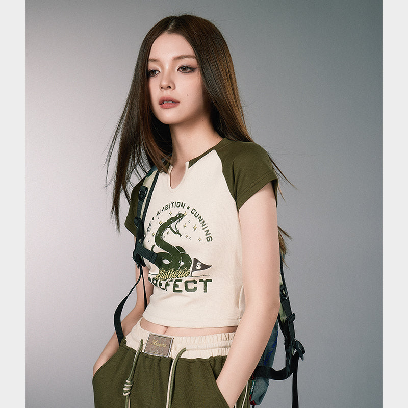 [Pre-order] Hogwarts School of Witchcraft and Wizardry Short Slim Tops