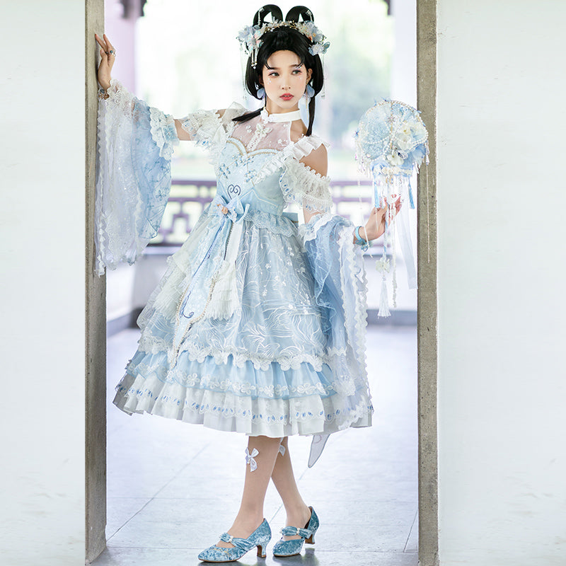 【予約販売】Butterfly Fairy 華ロリ プリンセスドレス