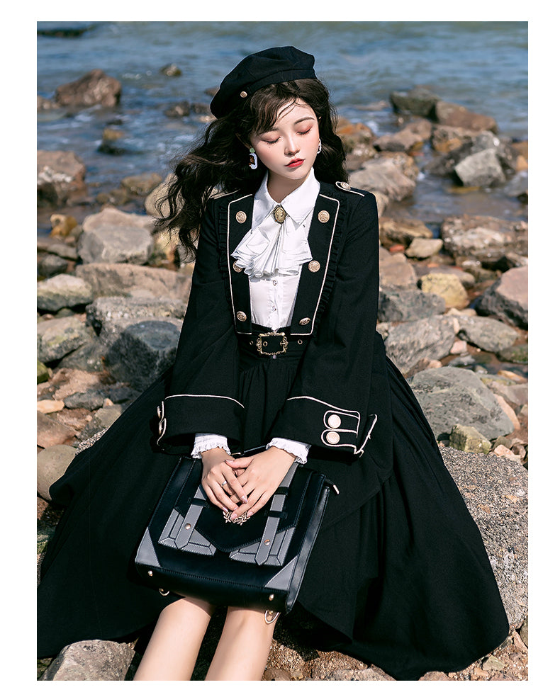 [Pre-order] Tomorrow's Pledge Uniform-style strap skirt setup