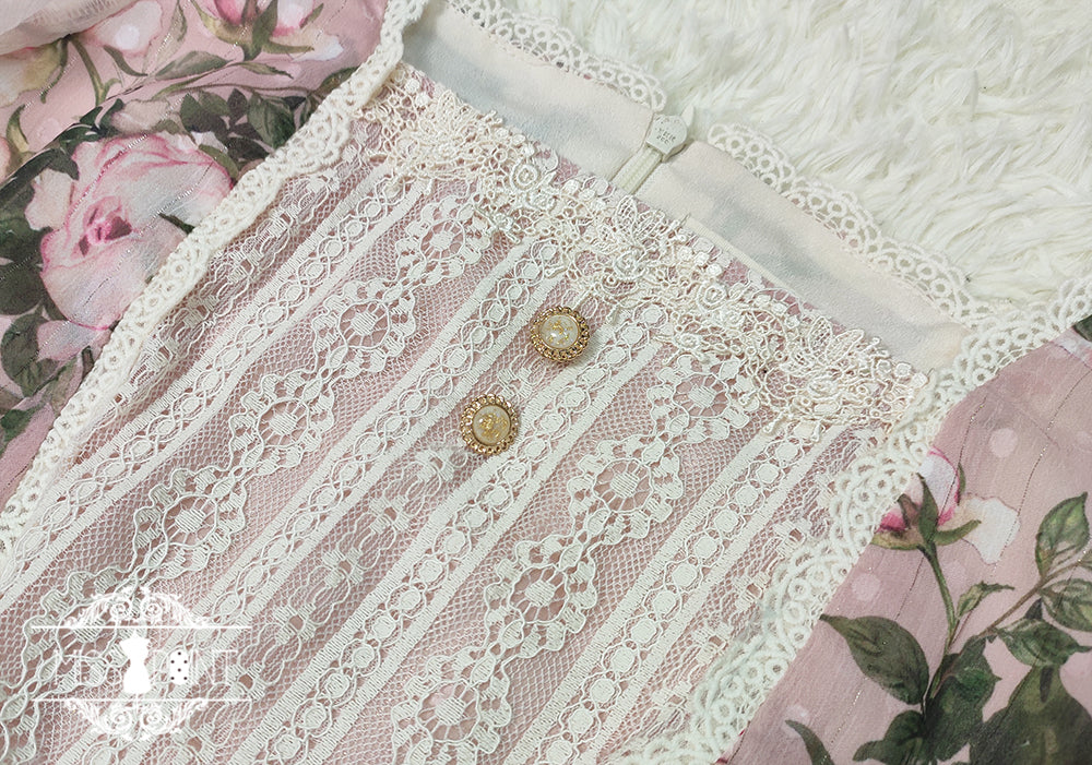 [Pre-order] Rose Garden Flying Sleeve Classic Lolita Dress