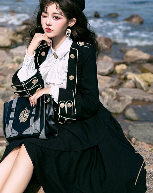 [Pre-order] Tomorrow's Pledge Uniform-style strap skirt setup