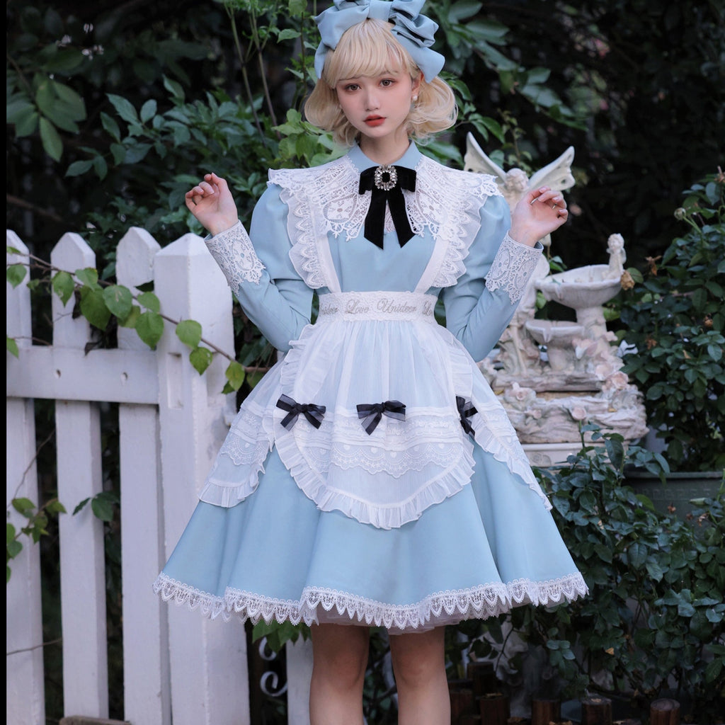 Princess, All the Best Retro Long Sleeve Dress Short Type