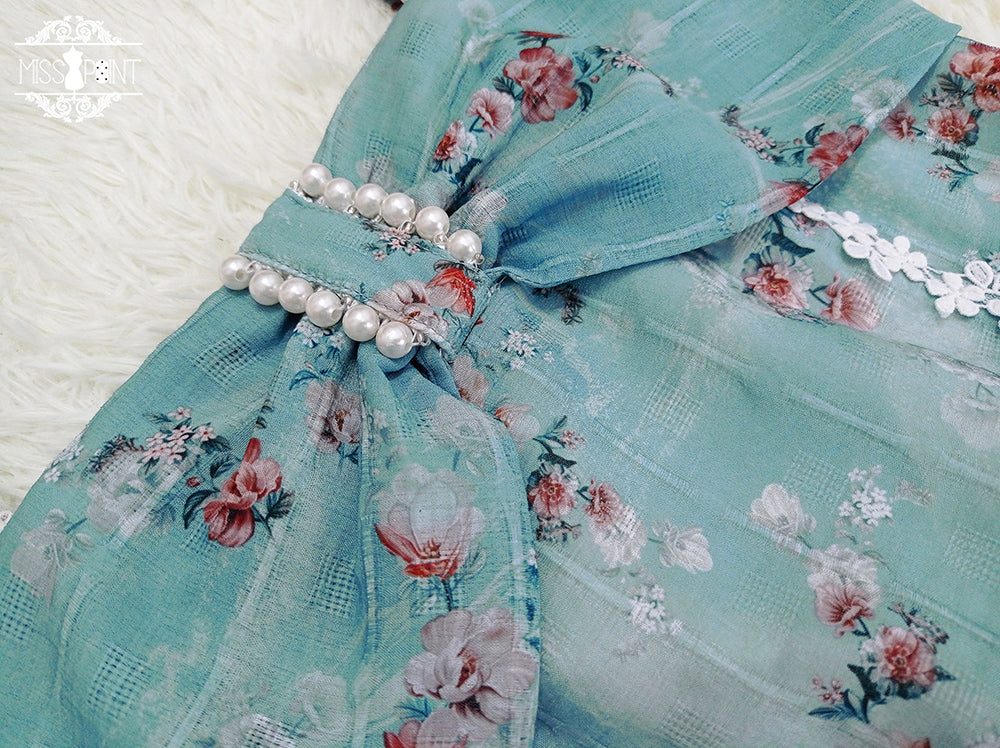 [Pre-order] Hanabeitang front ribbon classical jumper skirt