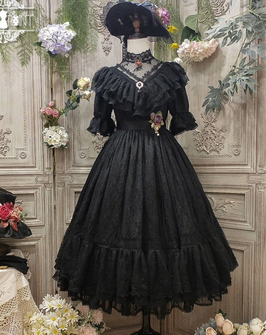 [Pre-order] Edwardian Elegant Lace Classic Lolita Dress