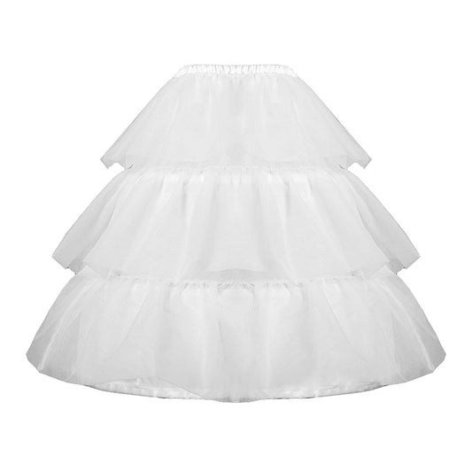 Pannier 70cm Elegant 3-tier frill inner skirt
