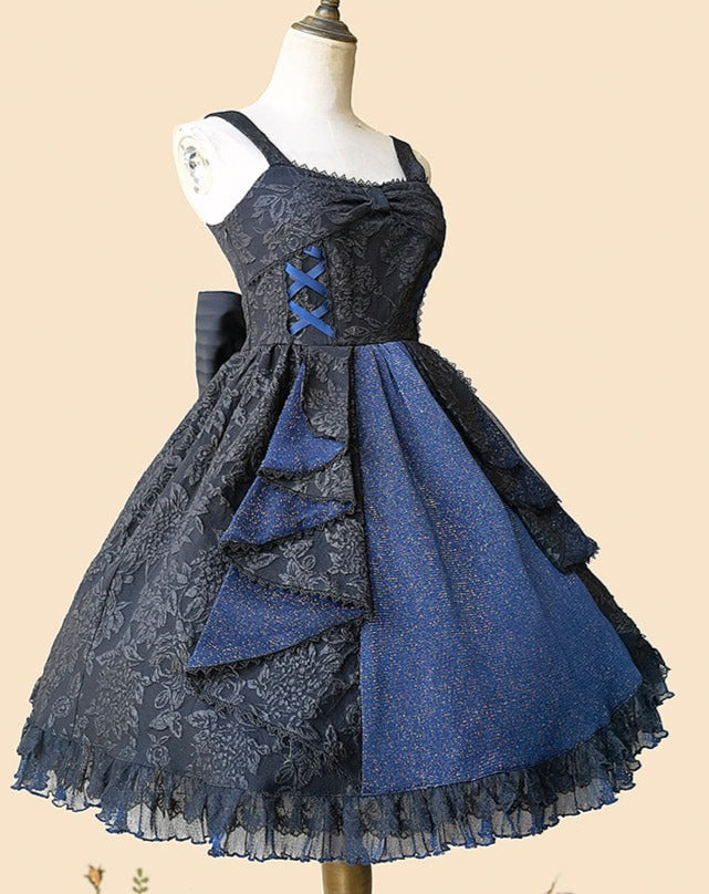 Starry Night Gothic Lolita Jumper Skirt