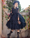 Tower of DawnJacquard cotton jumper skirt